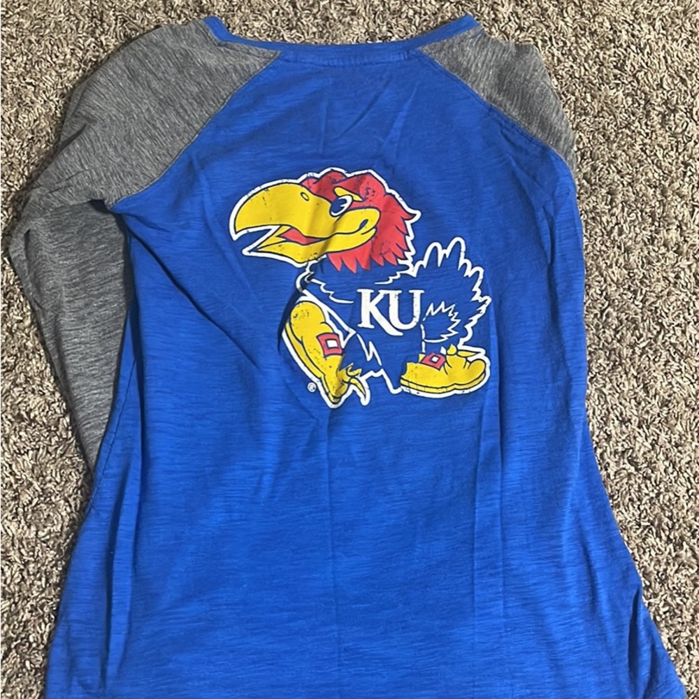 Kansas City Jayhawks long sleeve shirt size S